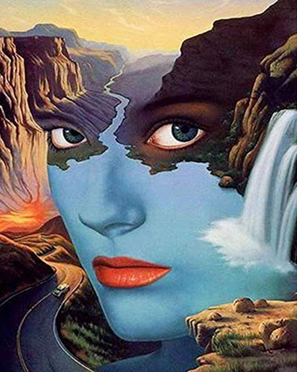 Canvas Bir Varoluş Hikayesi Sayılarla Boyama Seti  Kasnaklı 90 x 110 cm - Image 1