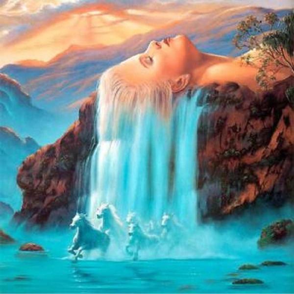 Canvas Mucize Ötesi Sayılarla Boyama Seti   Kasnaklı 60 x 75 cm - Image 1