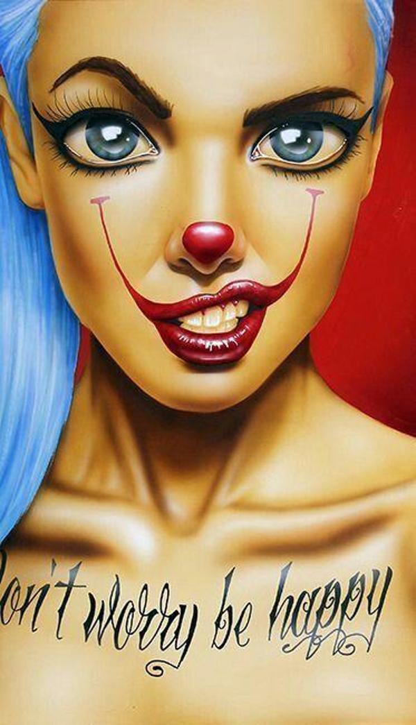 Canvas Üzülme Mutlu Ol Sayılarla Boyama Seti Kasnaklı 40 x 50 cm - Image 1