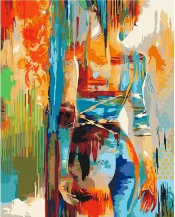 Canvas Tutku 6 Sayılarla Boyama Seti  Kasnaklı 50 x 65 cm - Image 1
