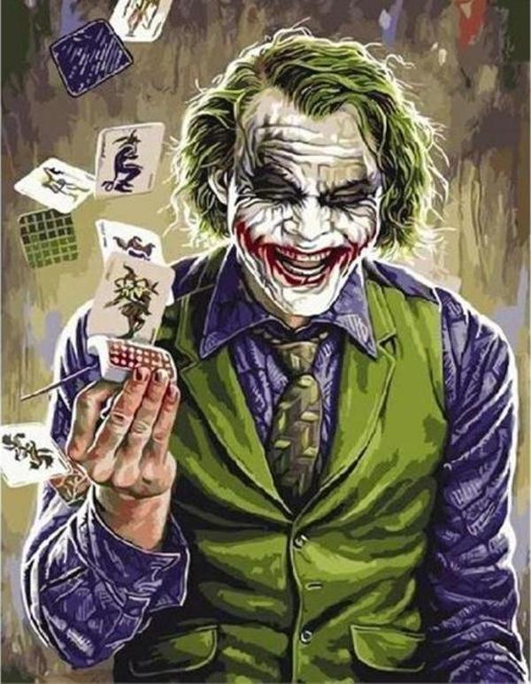 Canvas Joker Sayılarla Boyama Seti  Kasnaklı 70 x 90 cm - Image 1