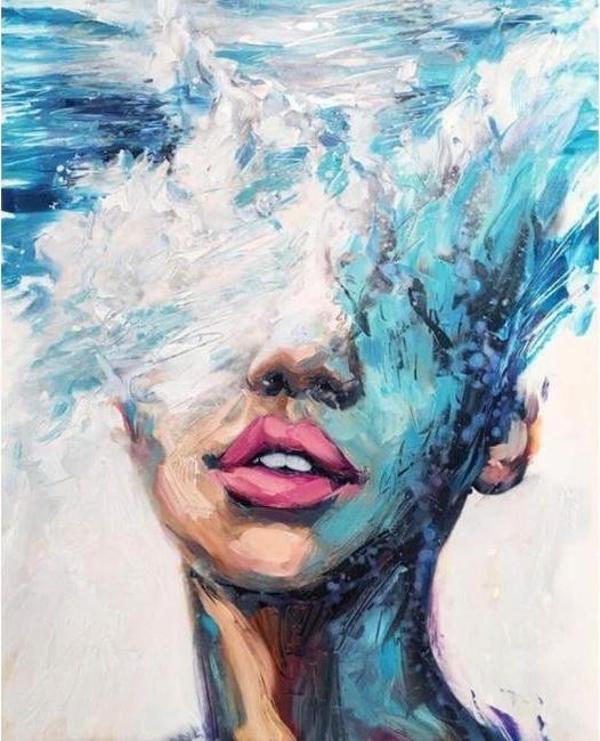 Canvas Kusursuz Sayılarla Boyama Seti  Kasnaklı 50 x 65 cm - Image 1