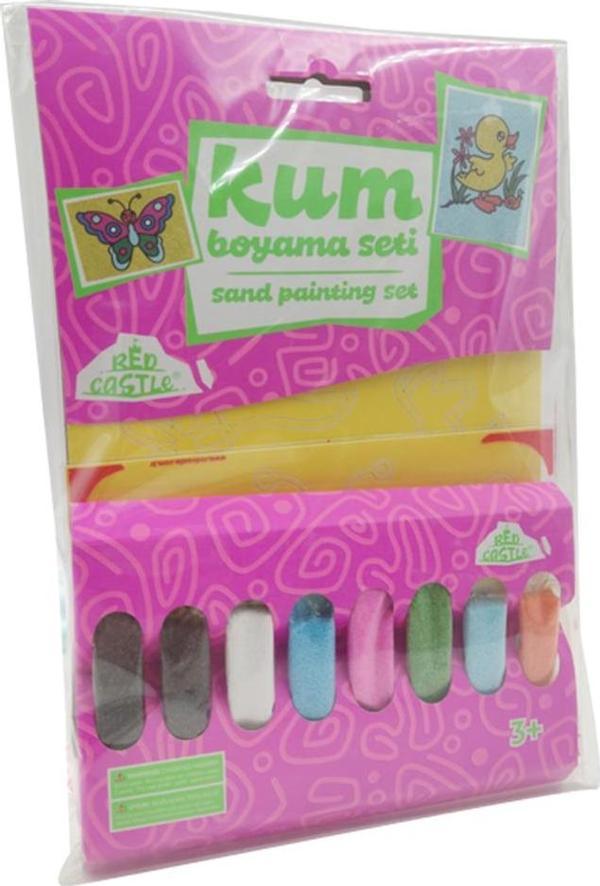 Kelebek ve Ördek Kum Boyama Aktivite Seti-Red Castle PSMSB-02 - Image 1