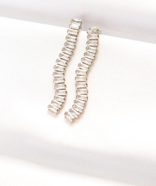 316L Çelik Gold Renk Su Yolu Küpe - Image 1