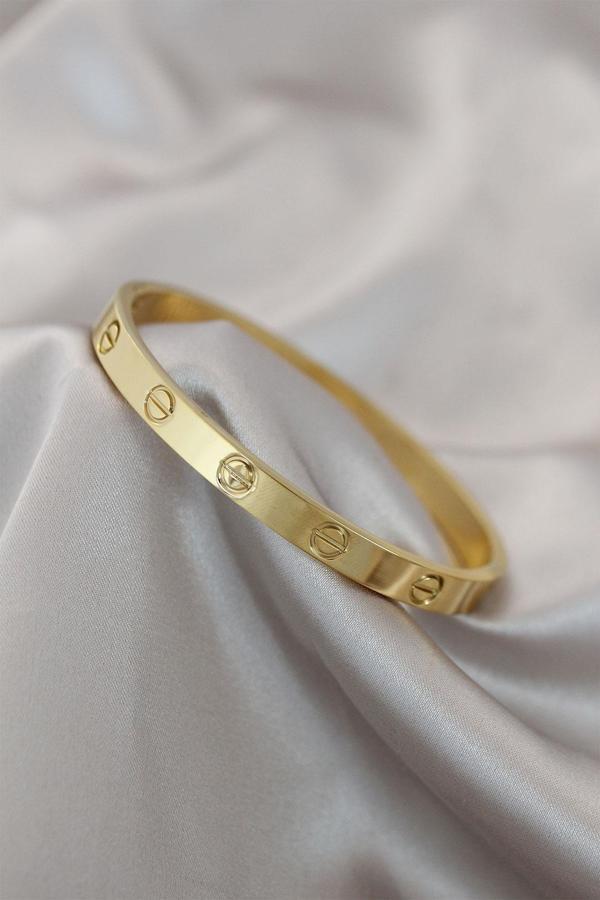 Çelik Gold Renk Cartier Bileklik - Image 1