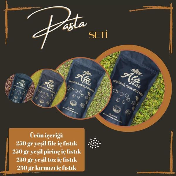 Alâ Antep Fıstığı Pasta Seti - Image 1