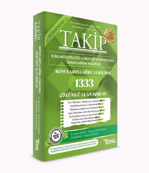 Takip İcra Müdürlüğü ve Müdür Yardımcılığı Sınavı Soru Bankası - Temsil Yayınları - Image 1