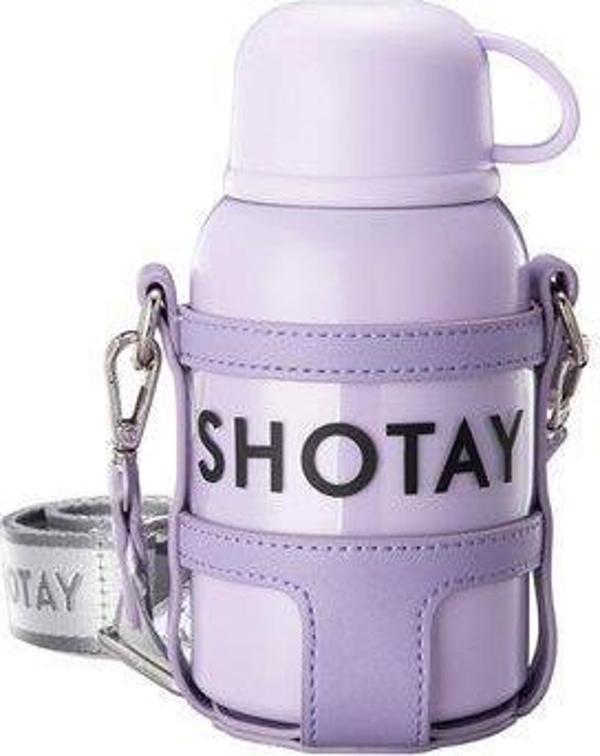 Shotay Turtle Çocuk Termos Matara 520Ml Lila - Image 1