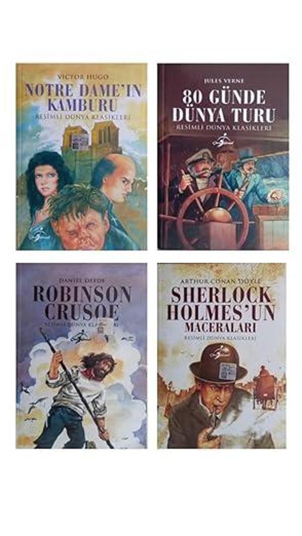 Çocuk Gezegeni Çocuklar İçin Resimli Dünya Klasikleri 4 Kitap - Çocuk Gezegeni - Image 1
