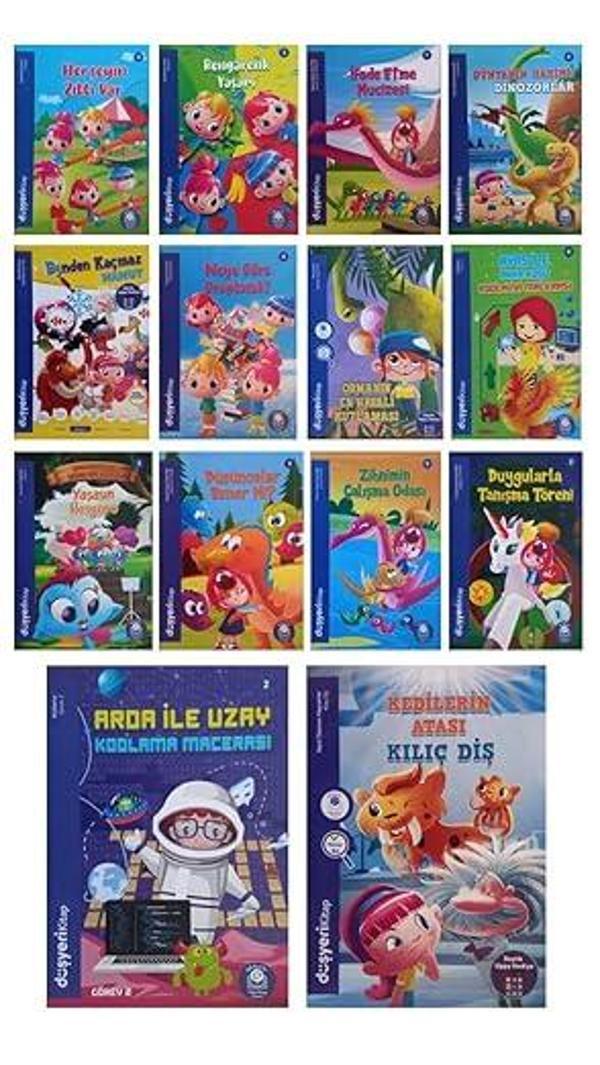 Düşyeri Yayınları Anasınıfı Ve 1.Sınıflar İçin Masal,Öykü,Hikaye Ve Etkinlik Kitapları 14 Kitap - Düşyeri Yayınları - Image 1