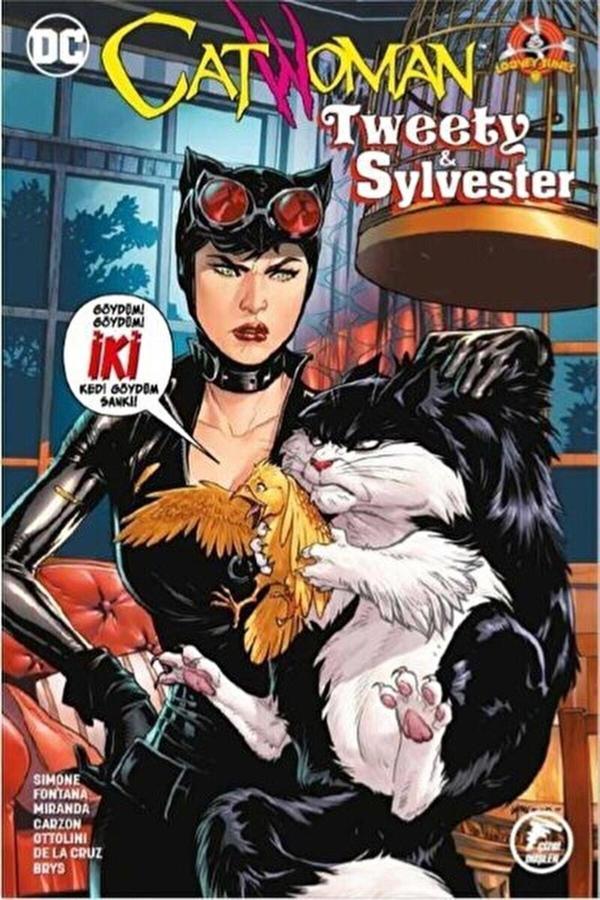 Çizgi Düşler Yayınevi Catwoman Tweety - Sylvester / Gail Simone / / 9786052044858 - Çizgi Düşler - Image 1