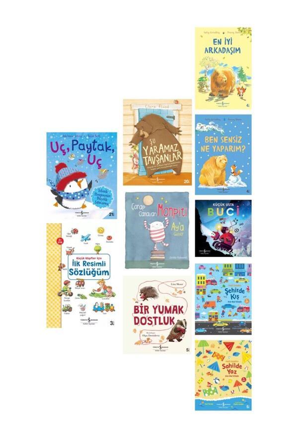 İş Bankası Kültür Yayınları 3-6 Yaş Çocuklar İçin Masal Öykü Ve Hikayeler-10 Kitap - İş Bankası Kültür Yayınları - Image 1