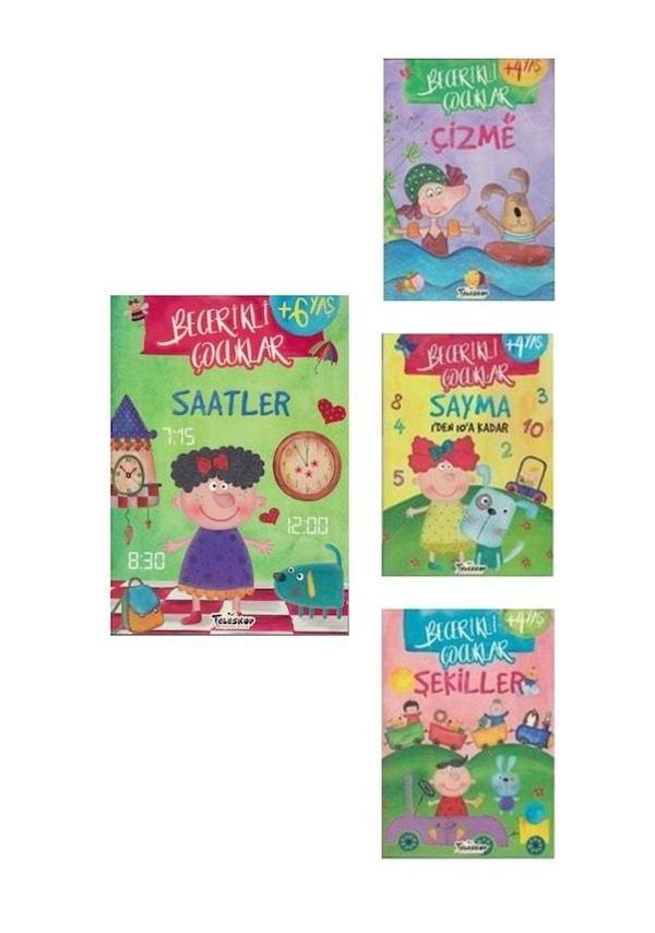 Sabri Ülker Vakfı 4+ Yaş Çocuklar İçin Becerikli Çocuklar Serisi 4 Kitap - Sabri Ülker Vakfı - Image 1