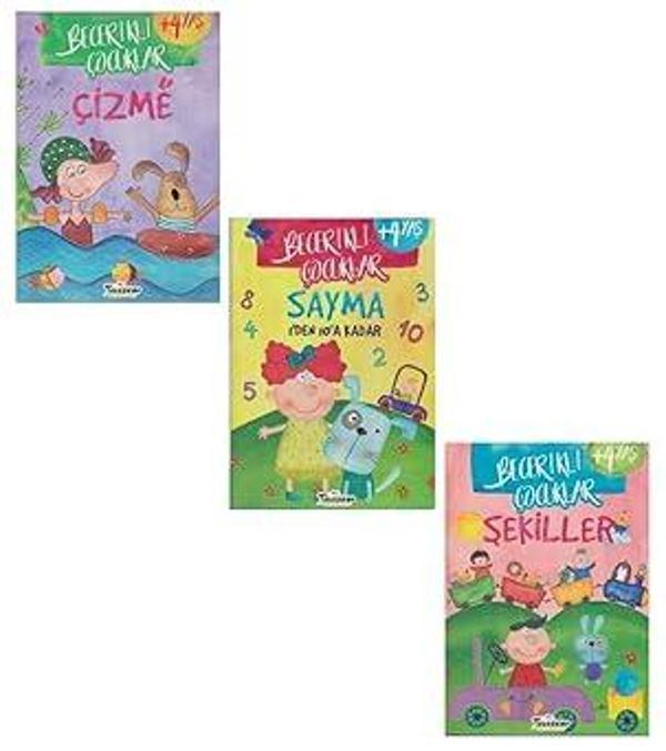 Sabri Ülker Vakfı Okul Öncesi Becerikli Çocuklar Seti 3 Kitap 4 Yaş - Sabri Ülker Vakfı - Image 1