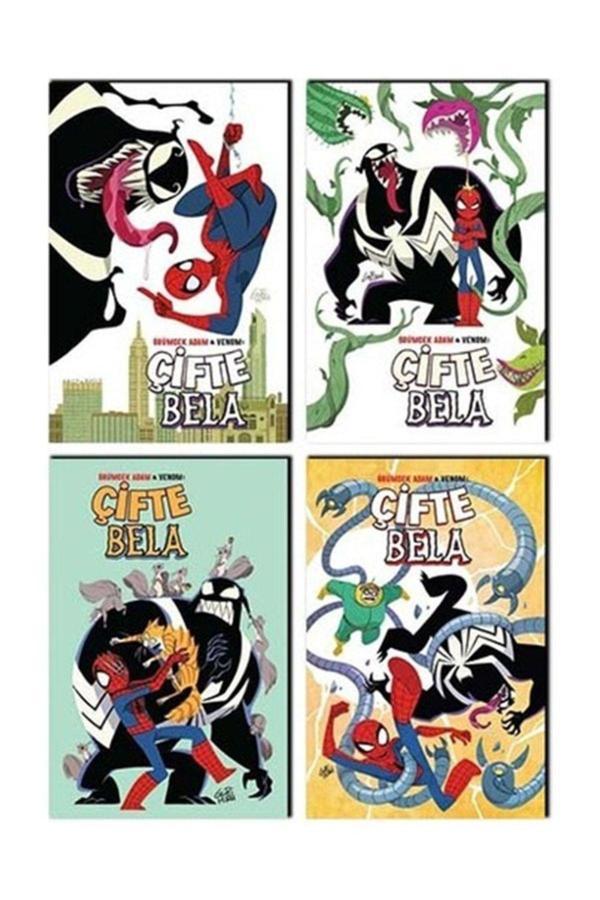 Marmara Çizgi Yayınları Çifte Bela Örümcek Adam & Venom Set - Marmara Çizgi - Image 1