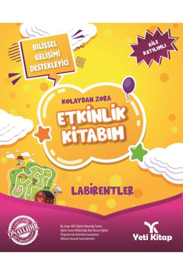 Kolaydan Zora Etkinlik Kitabım - Labirentler Yeti kitap - Yeti Kitap - Image 1