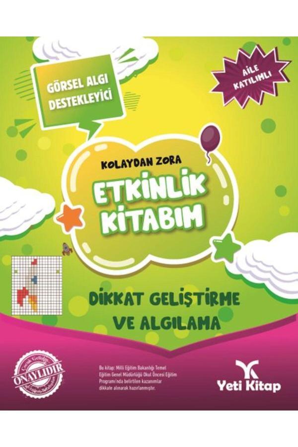 Kolaydan Zora Etkinlik Kitabım - Dikkat Geliştirme ve Algılama Yeti kitap - Yeti Kitap - Image 1
