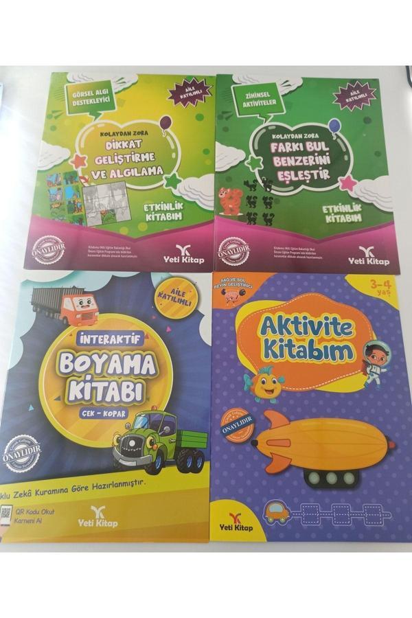 Dikkat Güçlendirme Setim Plus 4 Yaş - Yeti Kitap - Image 1