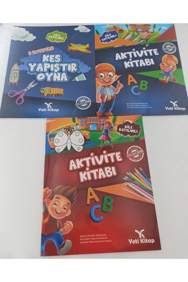 3-6 Yaş Anaokulu Okul Öncesi Etkinlikler Setim (3 Lü Set) - Yeti Kitap - Image 1
