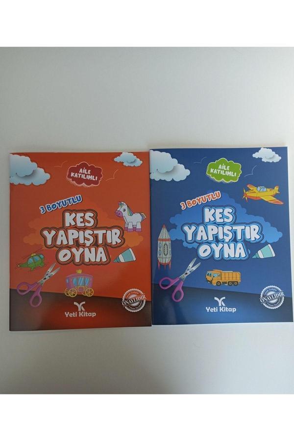 Okul Öncesi Kes-yapıştır-oyna El Becerisi Setim (2 Li Set) - Yeti Kitap - Image 1