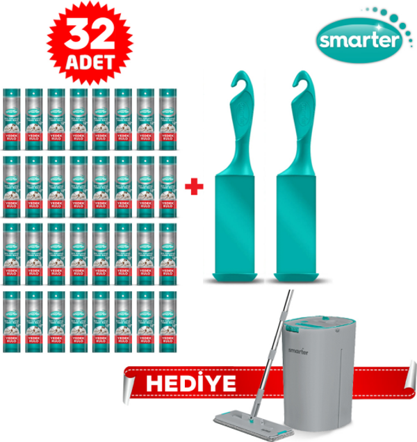SMARTER 32'Lİ TÜY TOPLAYICI YEDEK 2 ADET APARAT VE AQUA JET - Image 1