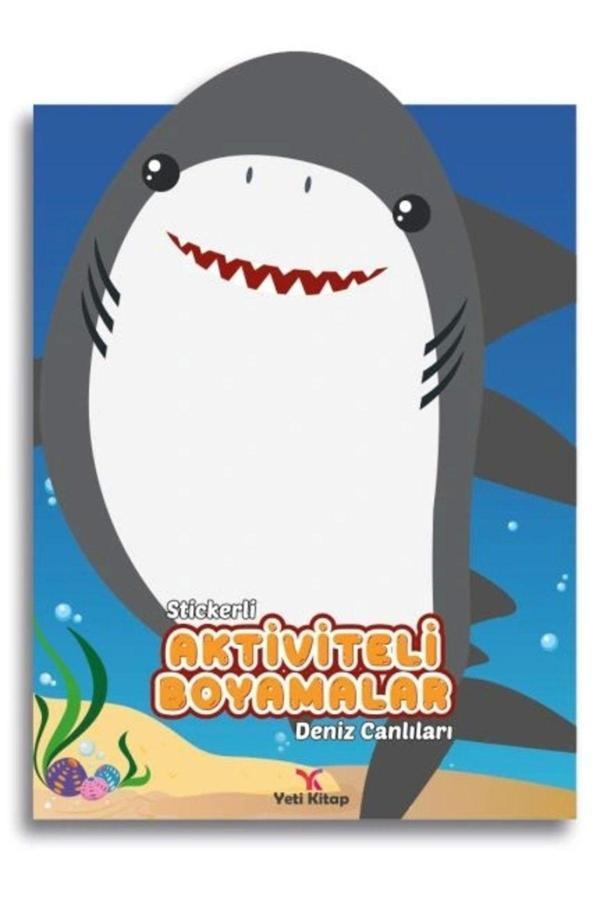 Stickerli Aktivite ve Boyamalar Deniz Canlıları - Yeti Kitap - Image 1