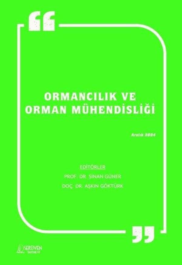 Ormancılık ve Orman Mühendisliği Aralık 2024 - Serüven Kitabevi - Image 1