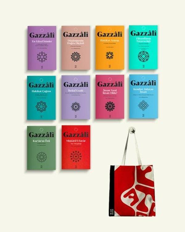 İmam Gazzali Kitap Seti - 10 Kitap Takım - Çanta Hediyeli - Ketebe - Image 1