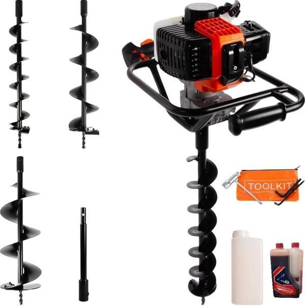 Gardenpro TKDZ-03/52 Toprak Burgu Makinası Set-3 - Image 1