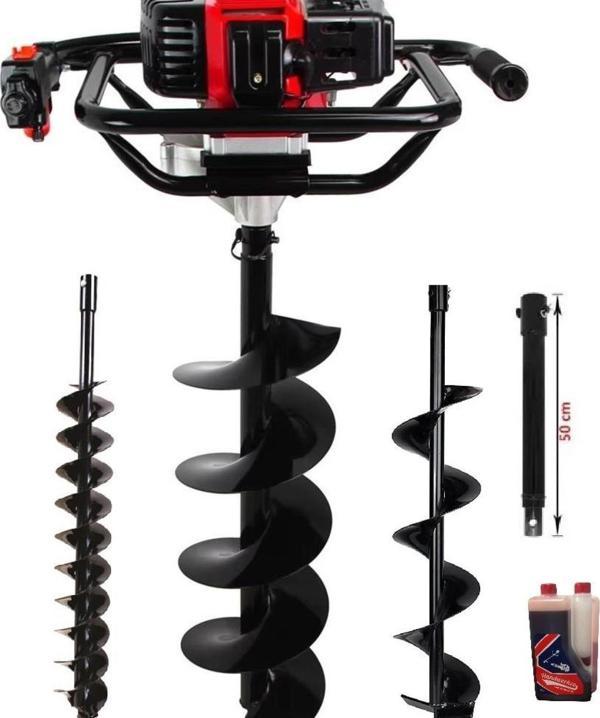 Gardenpro TKDZ-03/52 Toprak Burgu Makinası Set-1 - Image 1
