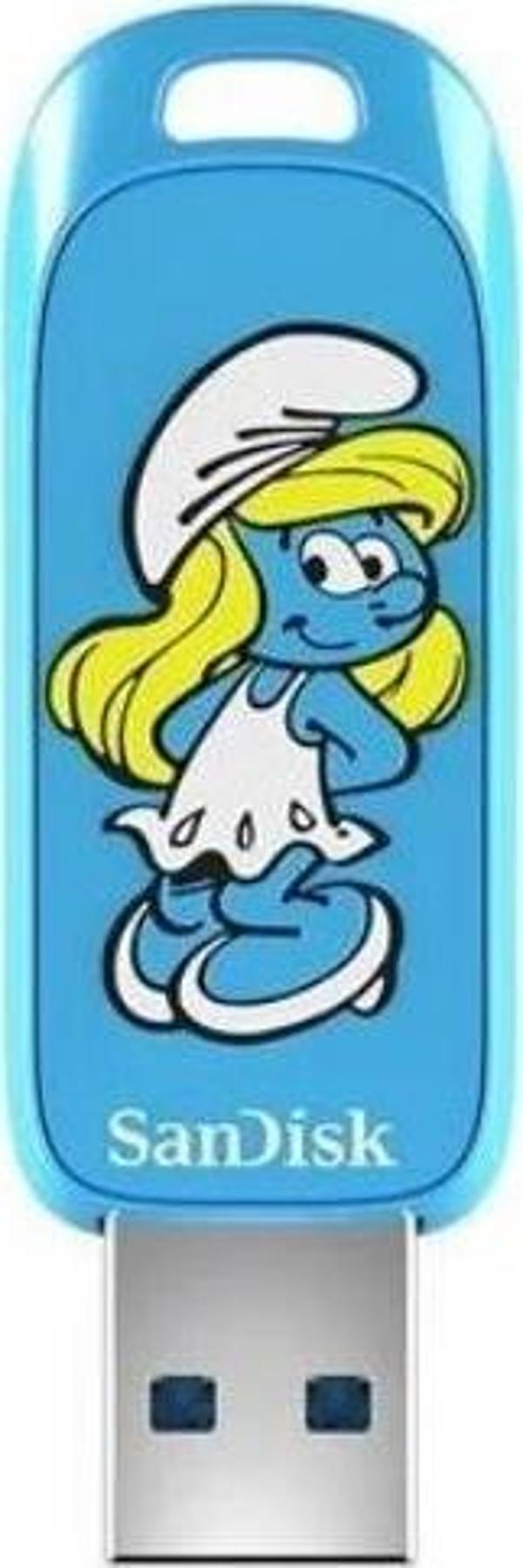 SanDisk Smurfs 256GB USB 3.2 Nesil 1 Flash Bellek SDCZIS-256G-G46 - Image 1