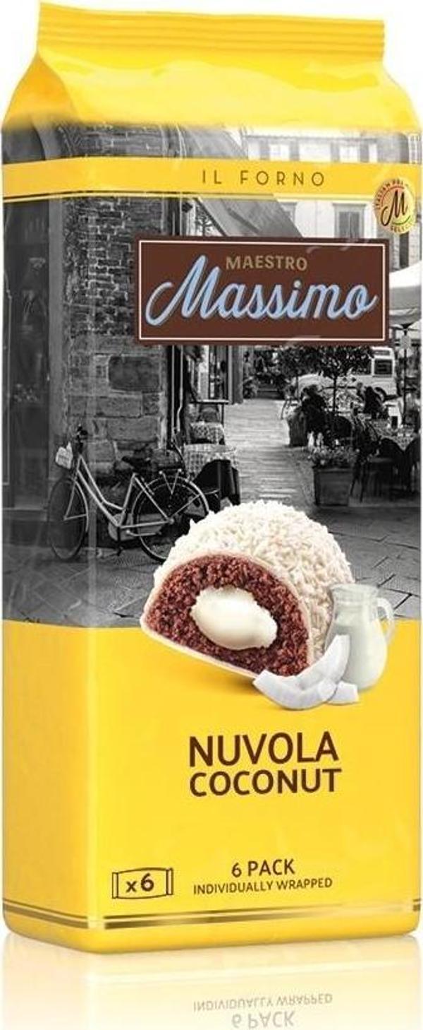 Nuvola Coconut (Hindistan Cevizli Kek) 45 Gr. 6 Adet (1 Kutu) - Image 1