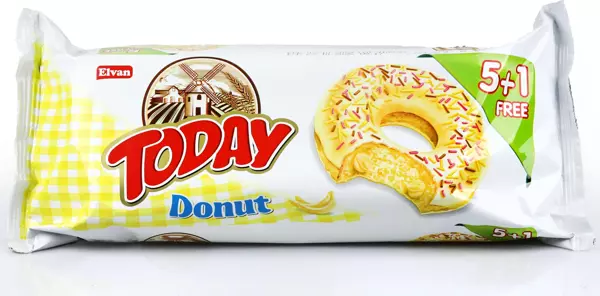 Today Donut Muzlu Kek Multipack Paket 35 Gr. 6 Adet (1 Paket) - Image 1
