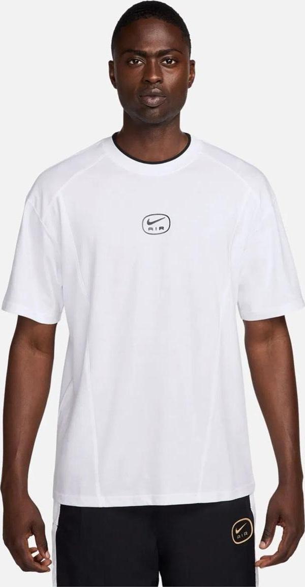 Nike Sportswear Swoosh Air Logo Short-Sleeve Erkek Tişört-HM0182-100 - Image 1