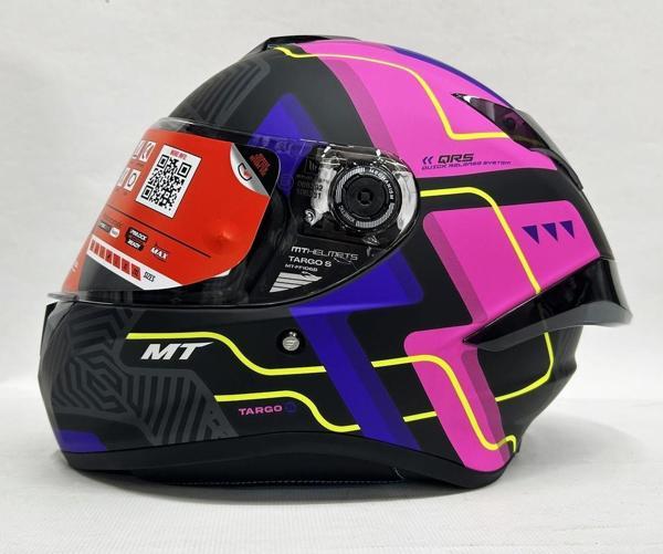 MT Targo S Brik C8 Şeffaf Vizörlü V-14b Kapalı Kask Mat Renk - Image 1