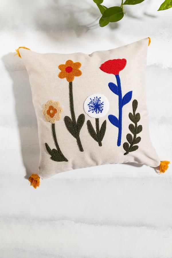 Flower Kırlent Kılıfı 45x45cm - Image 1