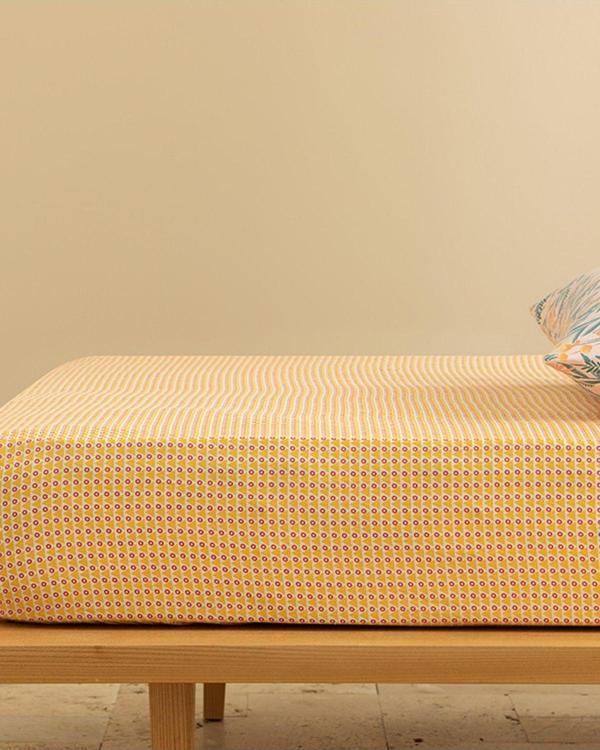 English Home Delta Kolay Ütülenir Tek Kişilik Lastikli Çarşaf Sarı - Image 1