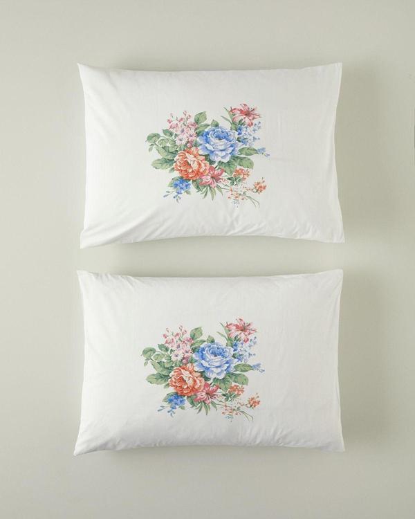 English Home Englısh Home Rose Romance 2'Li Yastık Kılıfı Mavi - Image 1