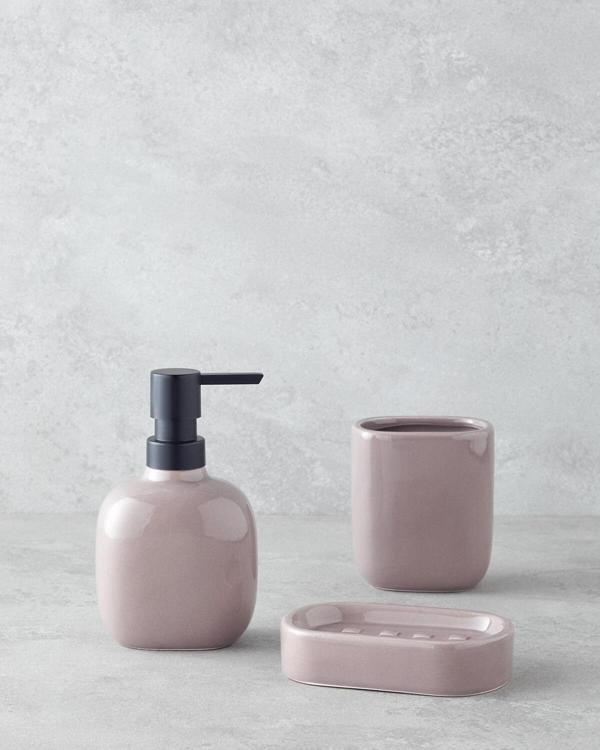 English Home Alesta 3’Lü Set Banyo Seti Kahverengi - Image 1