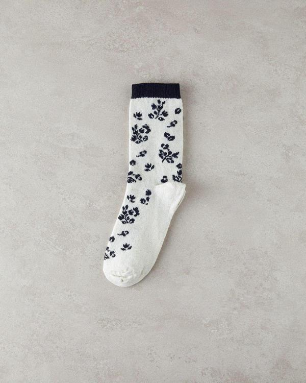 English Home Marta Kadın Soket Çorap Ekru - Image 1