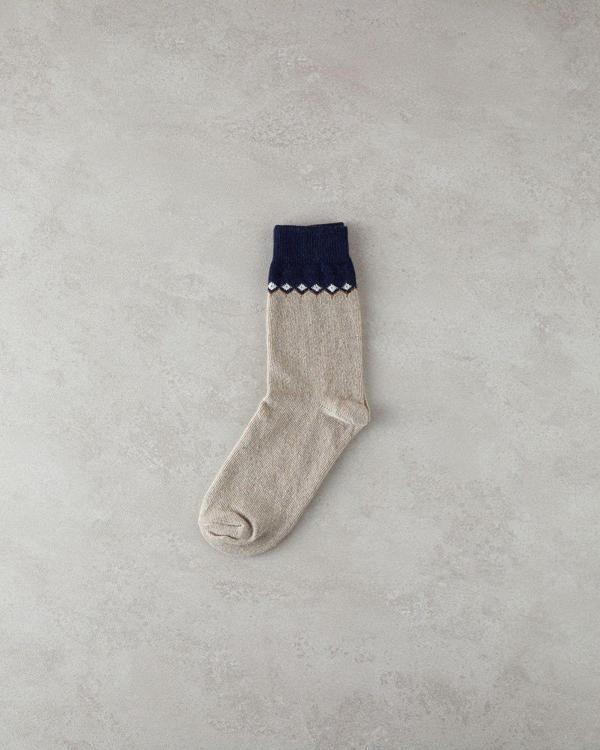 English Home Marva Kadın Soket Çorap Bej - Image 1