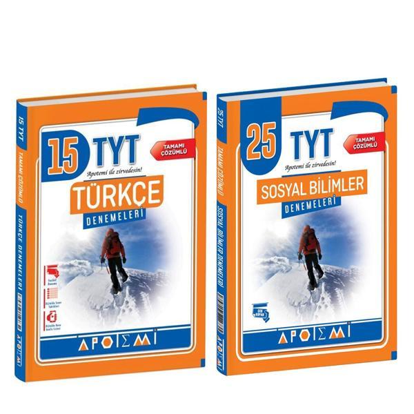 Apotemi Yayınları TYT Türkçe ve Sosyal Deneme Seti 2 Kitap - Apotemi Yayınları - Image 1