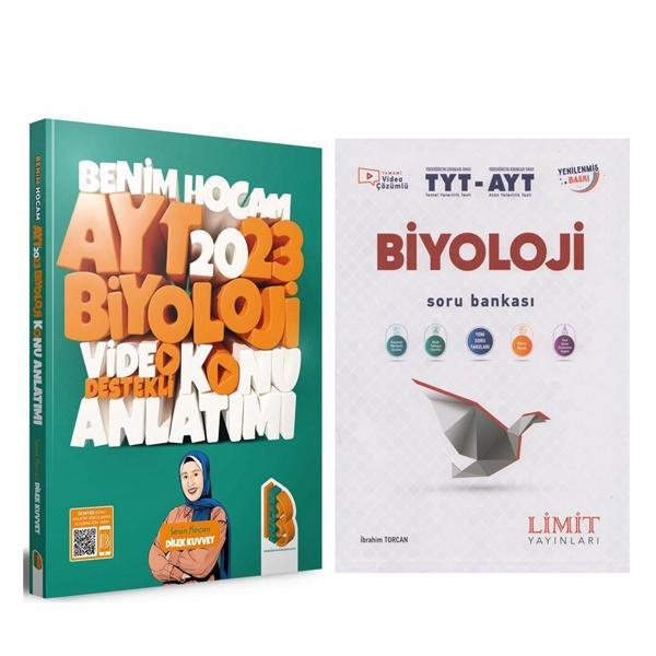 Benim Hocam 2023 AYT Biyoloji Video Destekli Konu Anlatımı ve Limit Soru Bankası Seti 2 Kitap - Benim Hocam Yayınları - Image 1