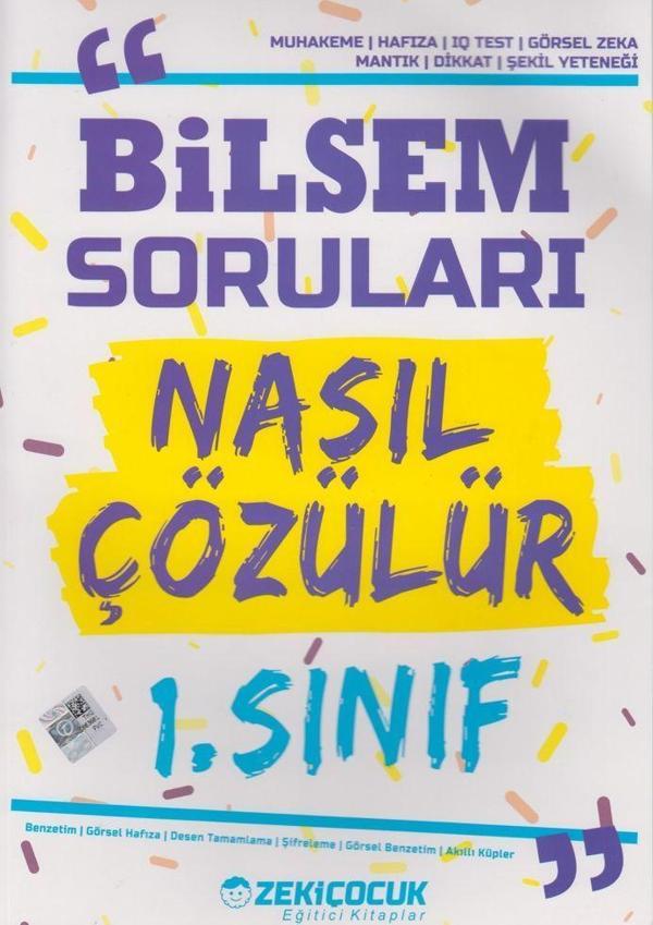 1. Sınıf Bilsem Soruları Nasıl Çözülür Zeki Çocuk - Zeki Çocuk Yayınları - Image 1