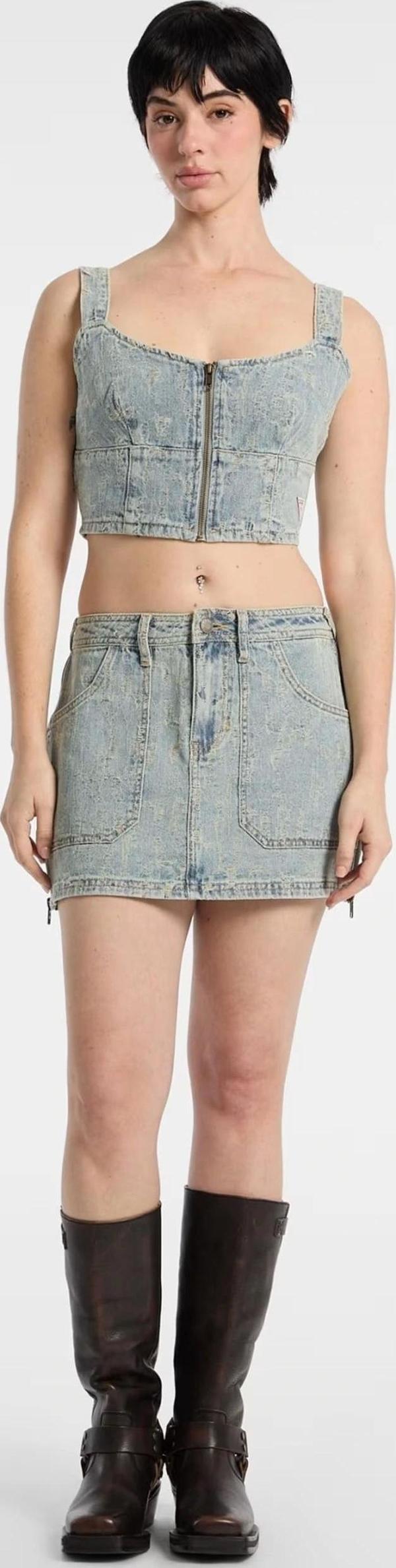 Guess Kadın Mavi  Jean Büstiyer - Image 1