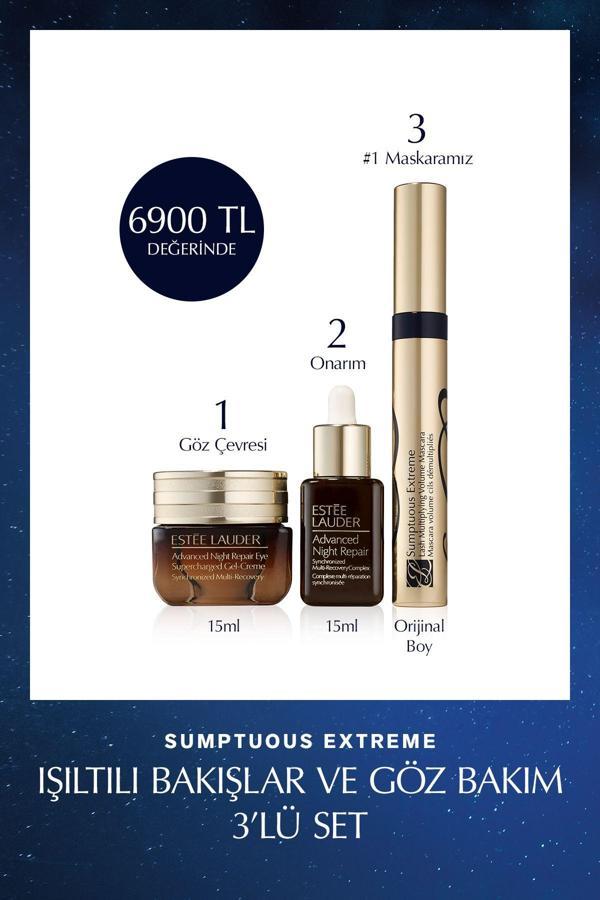 Estee Lauder Sumptuous Extreme Işıltı Bakışlar Ve Göz Bakım 3'Lü Set- Maskara 8Ml, Göz Kremi 15Ml, Serum 15Ml - Image 1