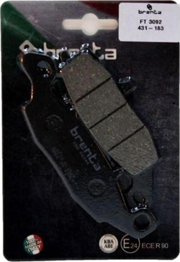 Kawasakı Er-6n Sol/arka 650cc 2006-16 Ön Fren Balatası Brenta Organik - Image 1
