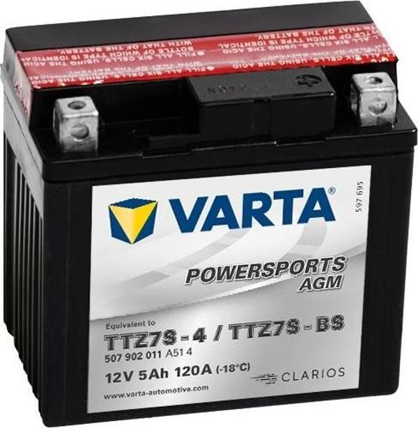 Yamaha Xf50w (c3) 50cc 2007 - 2013 Akü Varta Sulu Bakımsız - Image 1