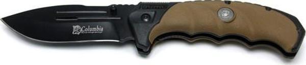 Columbia FST 4007 B USMC Tactical Folding Knife - Image 1