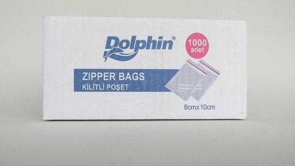 Dolphin Kilitli Poşet 8Cm X 10Cm - 1000 Adet - Image 1